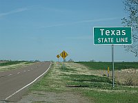 USA - Shamrock TX - State Line (20 Apr 2009)